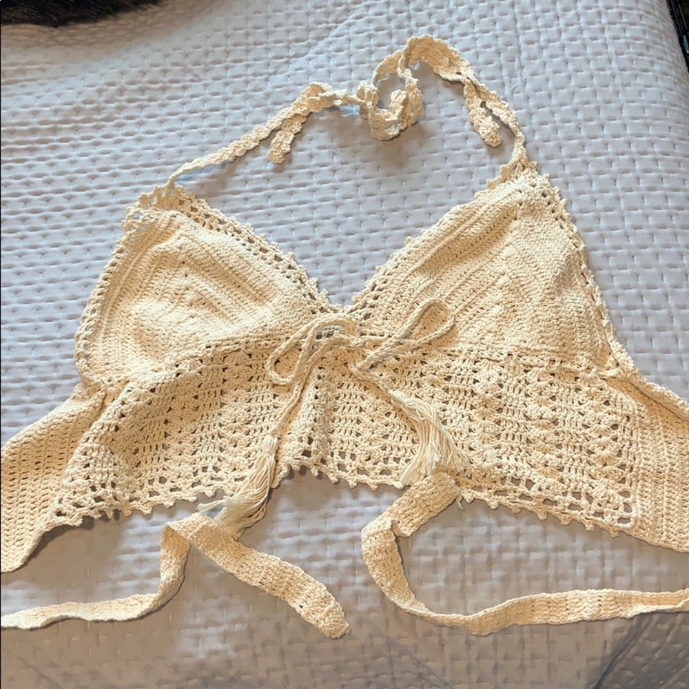 White Crop/Bra